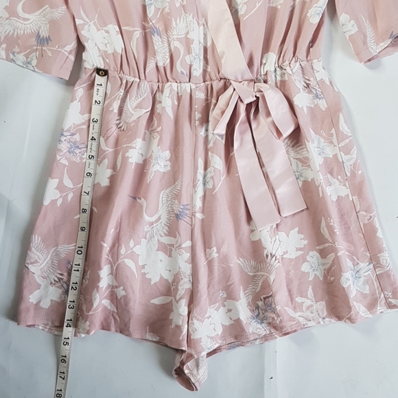 Primark  Pastel Kimono Style Romper sz 8 - Picture 5 of 8
